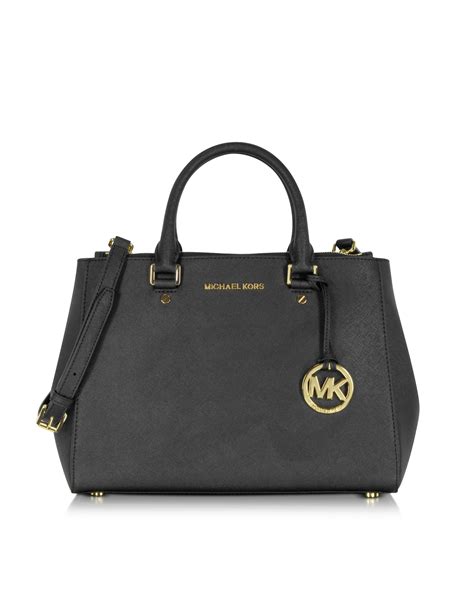 Michael Kors Sutton Medium Saffiano Leather Satchel Bag